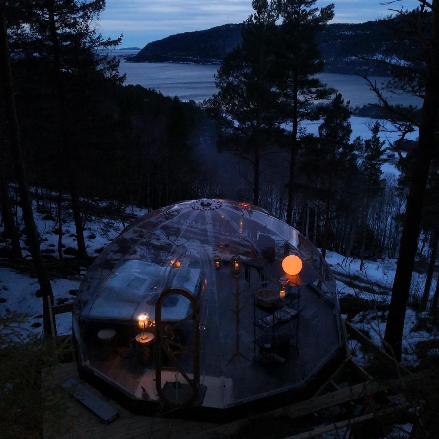 Sorfjorden Eye Iglo - Fosen 호텔 Husby 외부 사진