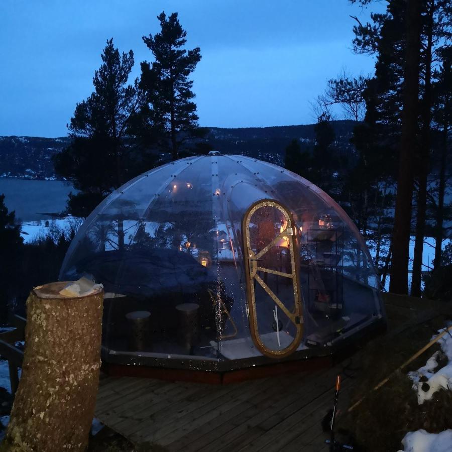 Sorfjorden Eye Iglo - Fosen 호텔 Husby 외부 사진