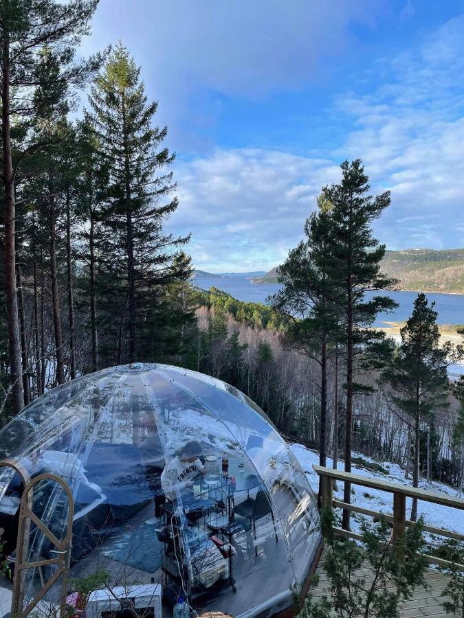 Sorfjorden Eye Iglo - Fosen 호텔 Husby 외부 사진